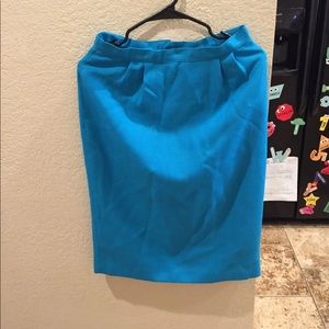 Teal Blue Skirt